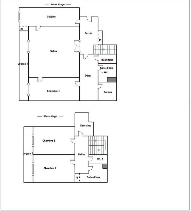 Appartement Duplex à vendre - 4 pièces - 115.7 m2 - PANTIN - 93 - ILE-DE-FRANCE - Century 21 Ricard Immobilier