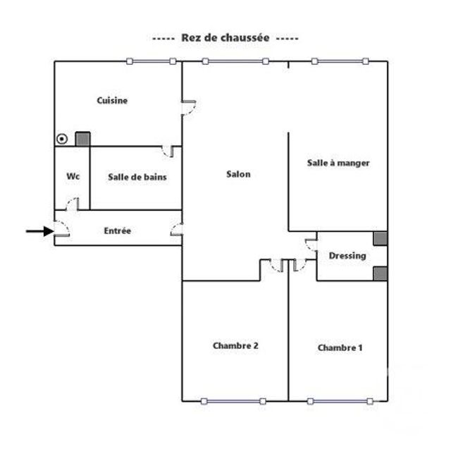 Appartement F4 à vendre - 4 pièces - 63.31 m2 - PANTIN - 93 - ILE-DE-FRANCE - Century 21 Ricard Immobilier