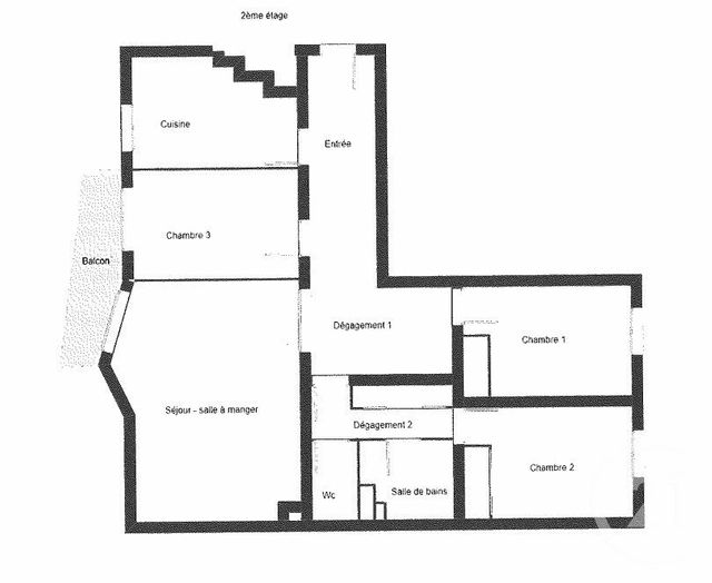 Appartement F5 à vendre - 5 pièces - 100.57 m2 - PANTIN - 93 - ILE-DE-FRANCE - Century 21 Ricard Immobilier