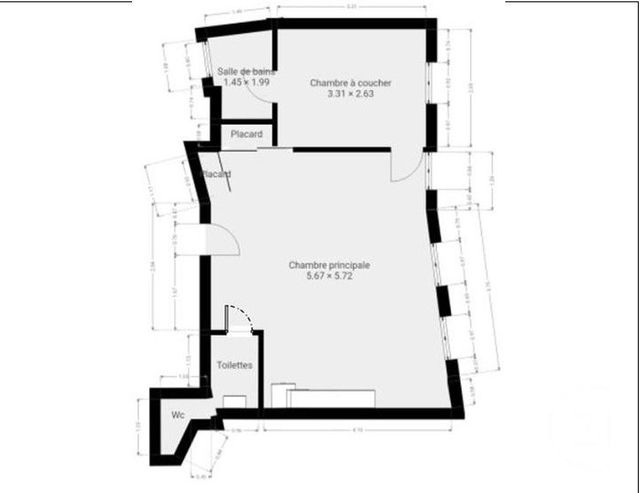 Appartement F2 à vendre - 2 pièces - 38.35 m2 - PANTIN - 93 - ILE-DE-FRANCE - Century 21 Ricard Immobilier