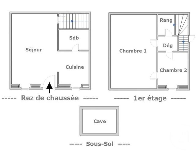 maison à vendre - 3 pièces - 35.33 m2 - PANTIN - 93 - ILE-DE-FRANCE - Century 21 Ricard Immobilier