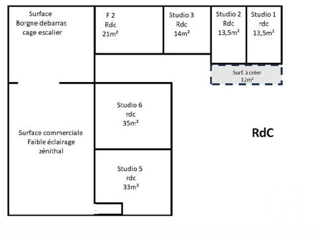 immeuble à vendre - 323.0 m2 - PANTIN - 93 - ILE-DE-FRANCE - Century 21 Ricard Immobilier